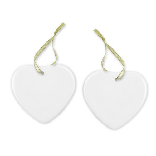 Ceramic Heart Ornaments