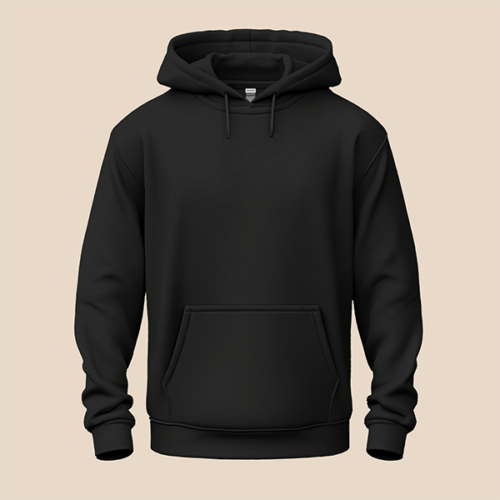 Adult black-front-TB Hoodie